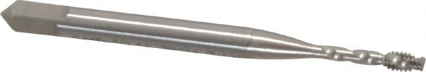 Emuge BU513500.5001 Spiral Flute Tap #2-56 UNC, 2 Flutes, Bottoming, 2B Class of Fit, Cobalt, Bright/Uncoated