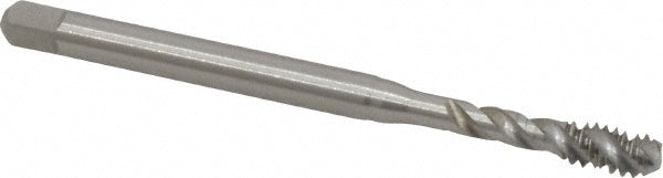 Emuge BU513500.5007 Spiral Flute Tap #10-24 UNC, 3 Flutes, Bottoming, 2B Class of Fit, Cobalt, Bright/Uncoated