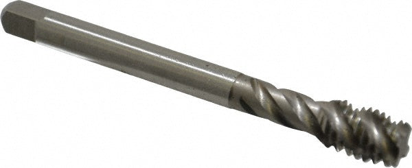 Emuge CU513500.5013 Spiral Flute Tap 1/2-13 UNC, 4 Flutes, Bottoming, 2B Class of Fit, Cobalt, Bright/Uncoated