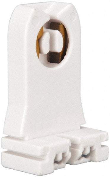 Leviton 13357-N Lamp Holders Lamp Type Fluorescent  Lamp Holder Style Turn-Type  Mounting Type Slide-on  Voltage 600 VAC  Wattage 660  Housing Color White