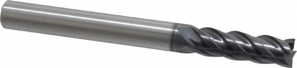 ProMax 155-01614 Square End Mill 1/4" Dia, 3/4" LOC, 4 Flute, Solid Carbide