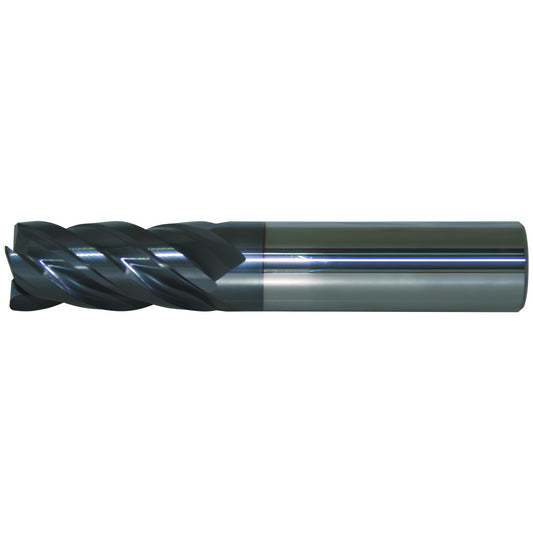 ProMax 156-33214 Corner Radius End Mill 1/2" Dia, 1" LOC, 0.02" Radius, 4 Flutes, Solid Carbide