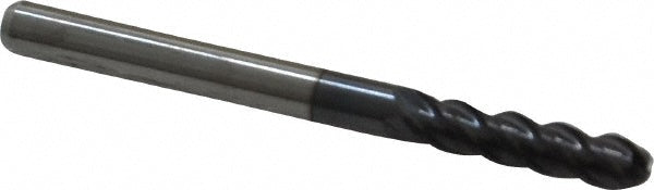 ProMax 157-00814 Ball End Mill 0.125" Dia, 0.5" LOC, 4 Flute, Solid Carbide