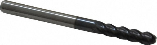 ProMax 157-00814 Ball End Mill 0.125" Dia, 0.5" LOC, 4 Flute, Solid Carbide