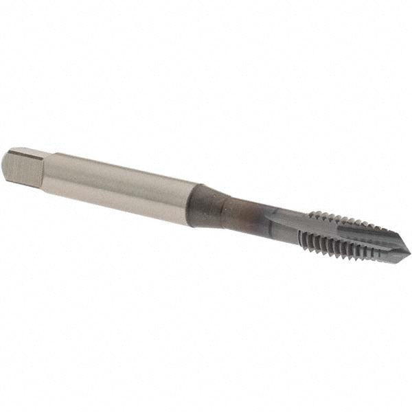 OSG 1751008 Spiral Point Tap M6x1.00 Metric Coarse, 3 Flutes, Plug, 6H Class of Fit, Vanadium High Speed Steel, TiCN Coated
