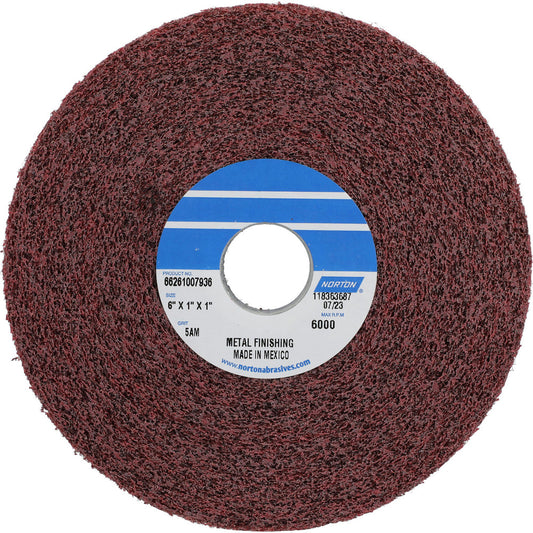 Norton 66261007936 Deburring Wheel  Density 5, Aluminum Oxide