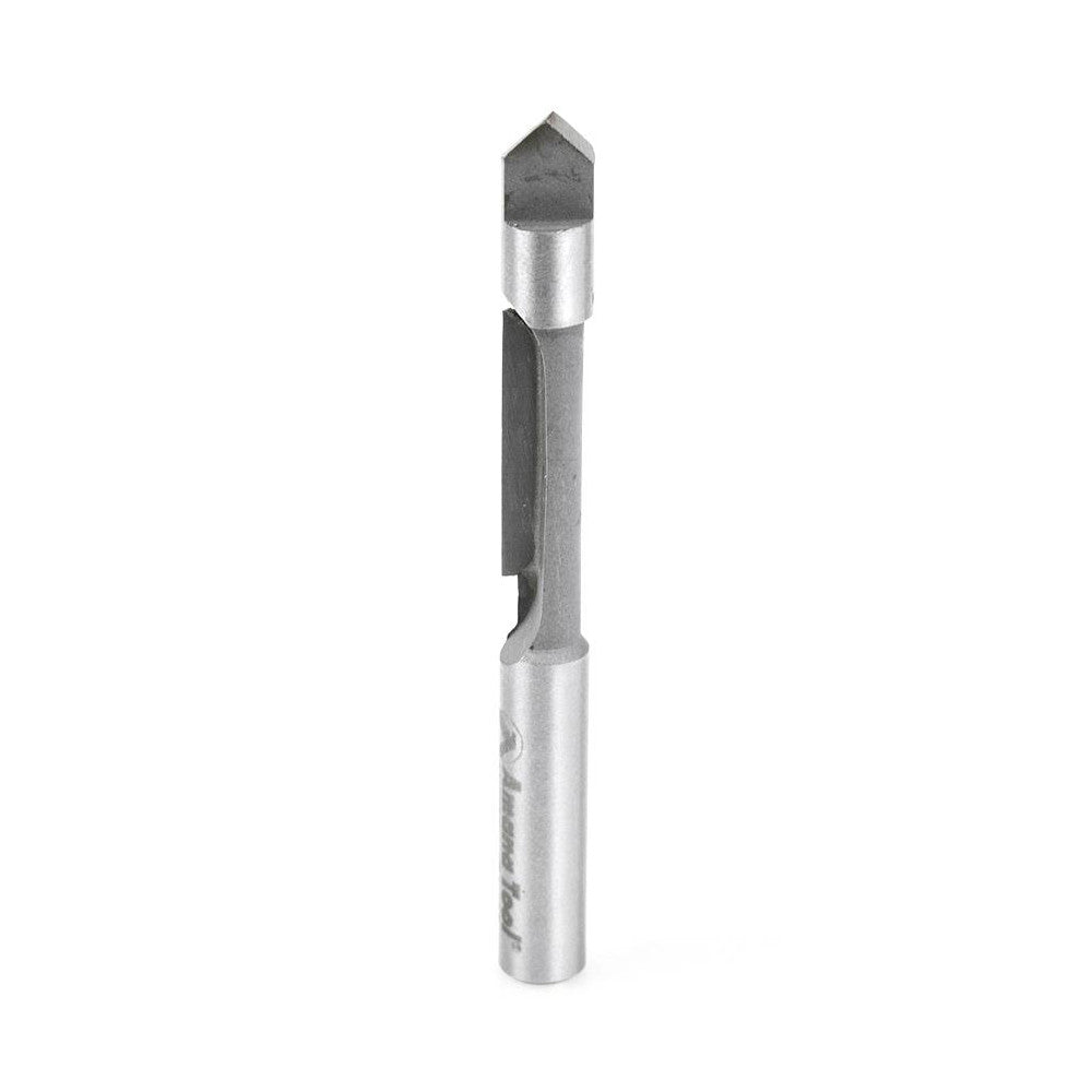 Amana Tool 45506 1/4" Diam, 3/4" LOC, 1 Flute Carbide-Tipped Edge Profile Panel Pilot Router Bit