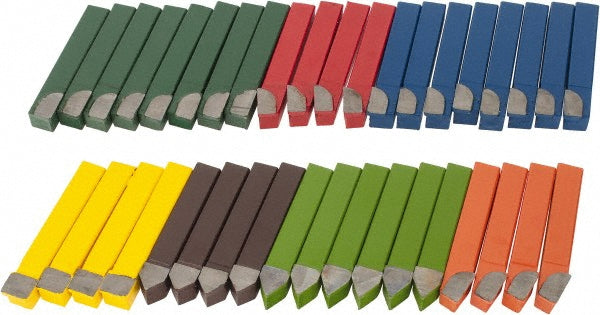 Value Collection CTBS-38 38 Pieces, 3/8 Inch Wide Bit, Grade C5, Carbide Tool Bit Set