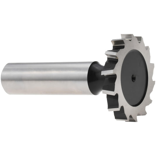 Value Collection C2200610 Woodruff Keyseat Cutter 1.25" Cut Dia, 0.1875" Cut Width, 1/2" Shank Dia, Staggered Tooth