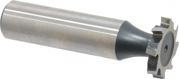 Value Collection C1200406 Woodruff Keyseat Cutter 0.75" Cut Dia, 0.125" Cut Width, 1/2" Shank Dia, Staggered Tooth
