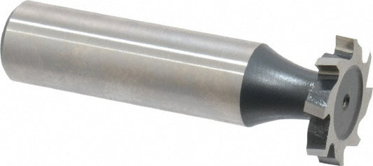 Value Collection C1200406 Woodruff Keyseat Cutter 0.75" Cut Dia, 0.125" Cut Width, 1/2" Shank Dia, Staggered Tooth