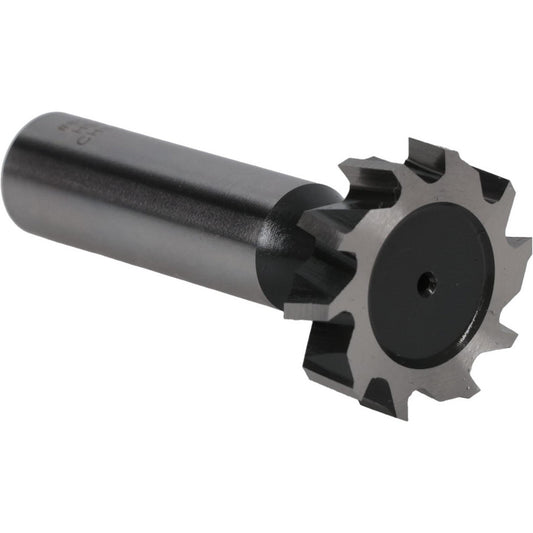 Value Collection C1200808 Woodruff Keyseat Cutter 1" Cut Dia, 0.25" Cut Width, 1/2" Shank Dia, Staggered Tooth