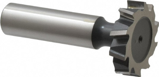 Value Collection C1200809 Woodruff Keyseat Cutter 1.125" Cut Dia, 0.25" Cut Width, 1/2" Shank Dia, Staggered Tooth