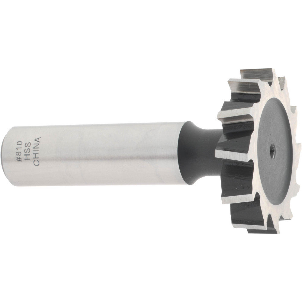Value Collection C1200810 Woodruff Keyseat Cutter 1.25" Cut Dia, 0.25" Cut Width, 1/2" Shank Dia, Staggered Tooth