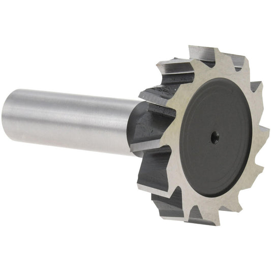 Value Collection C1200102 Woodruff Keyseat Cutter 1.5" Cut Dia, 0.3125" Cut Width, 1/2" Shank Dia, Staggered Tooth