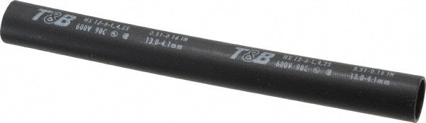 Thomas & Betts HS12-6L Heat-Shrink & Cold-Shrink Sleeve 1/2" ID Before Shrinking, 0.151" ID After Shrinking, 6" OAL