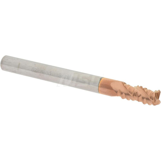 Accupro 02971653 Square End Mill 3/16'' Dia, 3/8'' LOC, 3/16'' Shank Dia, 2'' OAL, 3 Flutes, Solid Carbide