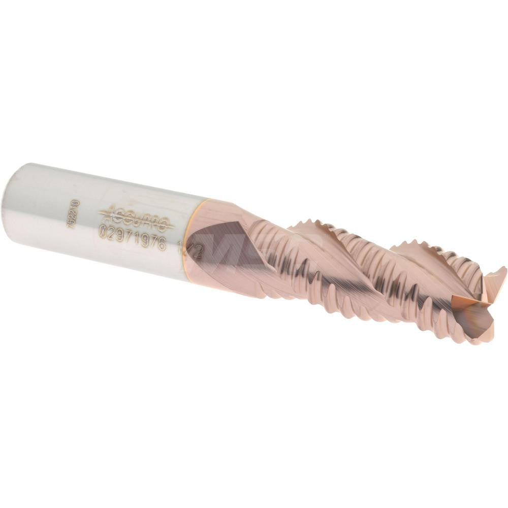 Accupro 02971976 Square End Mill 1/2'' Dia, 1'' LOC, 1/2'' Shank Dia, 3'' OAL, 3 Flutes, Solid Carbide