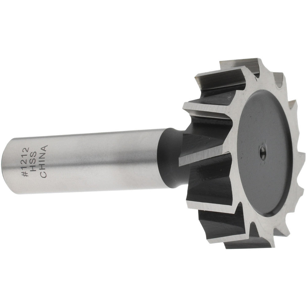 Value Collection M106313203 Woodruff Keyseat Cutter 1.5" Cut Dia, 0.375" Cut Width, 1/2" Shank Dia, Staggered Tooth