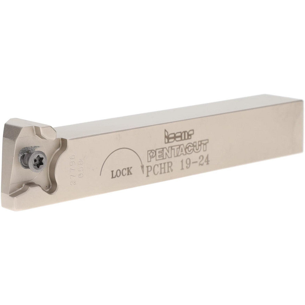 Iscar 2301627 Indexable Grooving-Cutoff Toolholder PCHR 19-24, 0.0197 to 1/8" Groove Width, 0.256" Max Depth of Cut, Right Hand