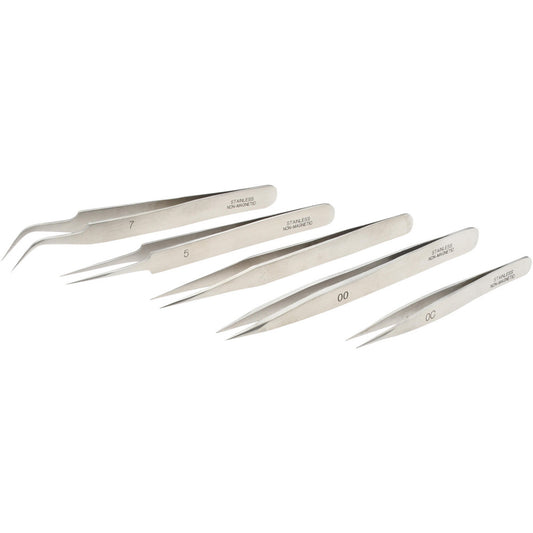 Value Collection 11203-SA Stainless Steel Tweezer Set