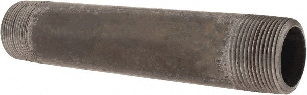 Value Collection 11/4203.2BLKBN80 Black Pipe Nipple 1-1/4" Dia x 8" Long, Schedule 80