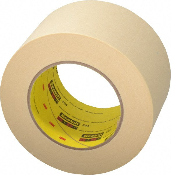 3M 7000048945 Masking Tape 3" Wide, 60 yd Long, 5.9 mil Thick, Tan