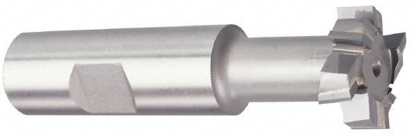 Made in USA Milling Cutters CTTS100-TIN 25/32" Diam, 21/64" Wide, Carbide-Tipped T-Slot Cutter