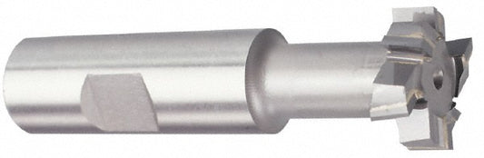 Made in USA Milling Cutters CTTS100-TIN 25/32" Diam, 21/64" Wide, Carbide-Tipped T-Slot Cutter