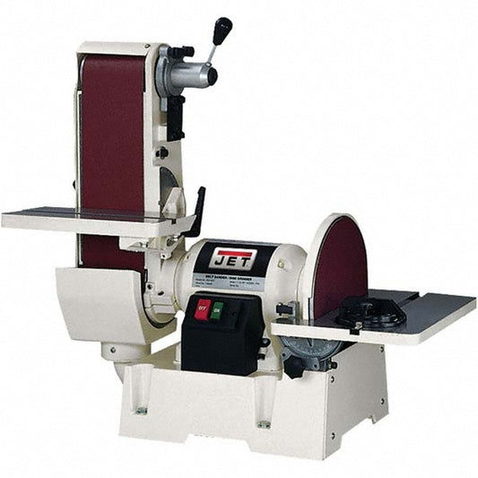 Jet 708599 48" x 6" Horizontal & Vertical Combination Sanding Machine 12" Disc Dia
