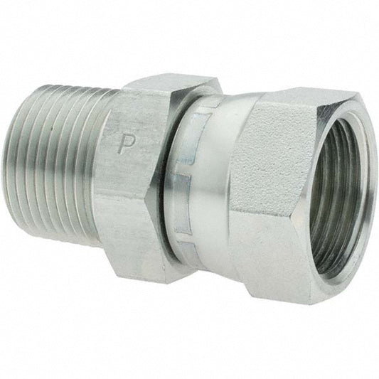 Parker 12 F6X-S Steel Flared Tube Connector 1" OD, 3/4-14 Thread, 37 deg Flared Angle