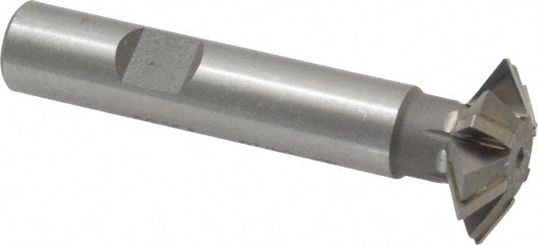Whitney Tool Co. 30105 Double Angle Milling Cutter 60 &deg, 1" Cut Dia, 5/16" Cut Width, 1/2" Shank Dia, Carbide Tipped