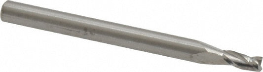 RobbJack TS-301-03 Square End Mill 3/32'' Dia, 3/16'' LOC, 1/8'' Shank Dia, 1-1/2'' OAL, 3 Flutes, Solid Carbide