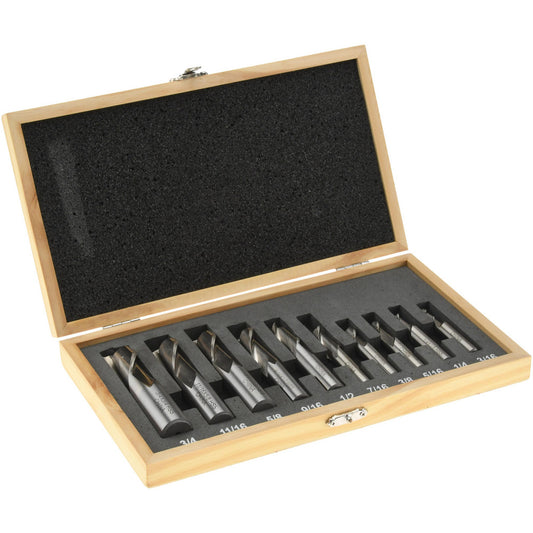 Value Collection 320-1001 End Mill Set 2 Flute, Square End