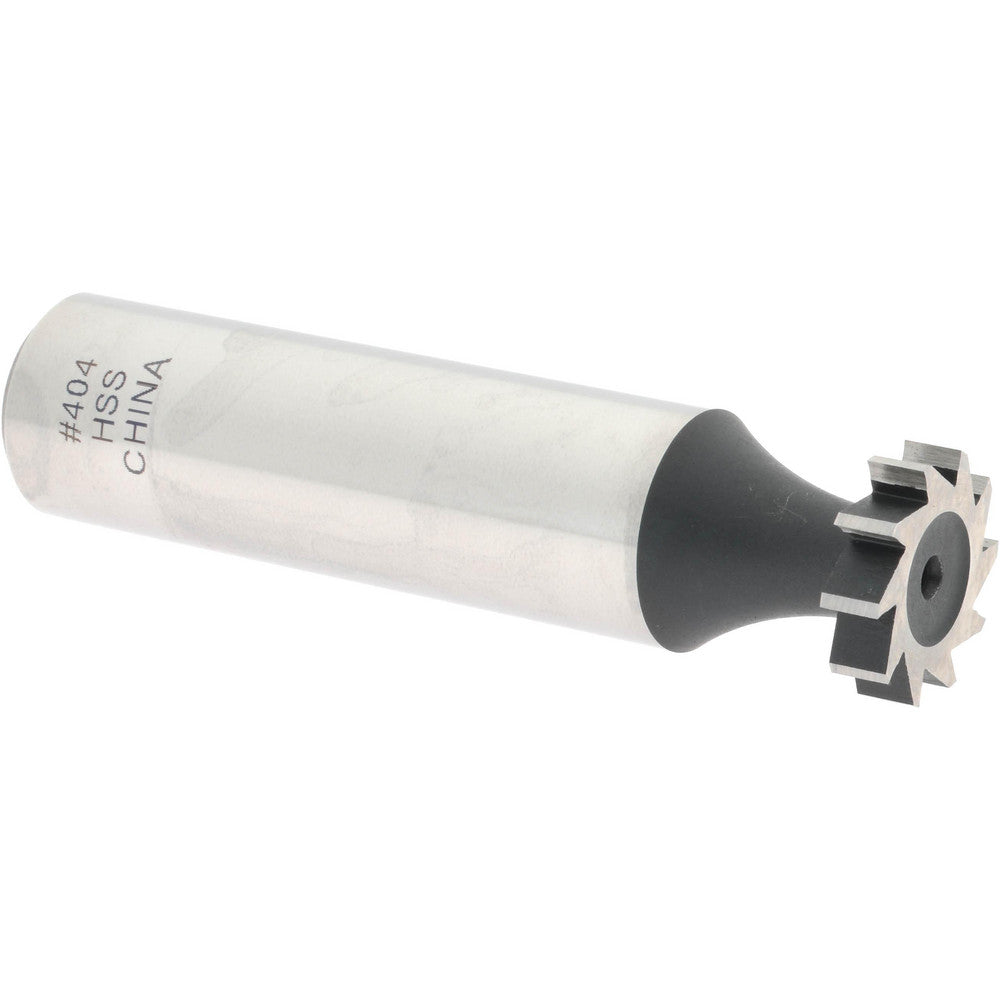 Value Collection C1100404 Woodruff Keyseat Cutter 0.5" Cut Dia, 0.125" Cut Width, 1/2" Shank Dia, Straight Tooth