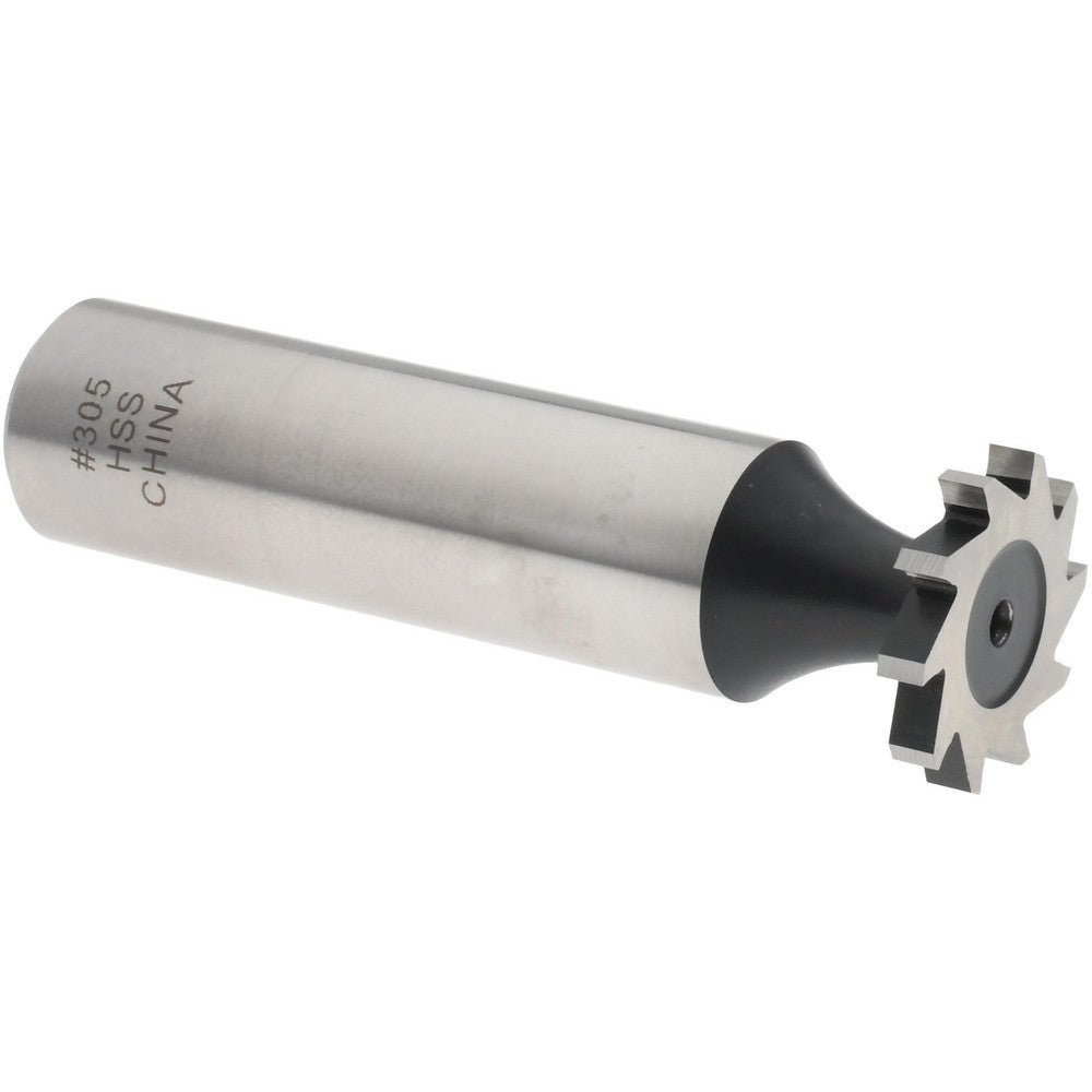 Value Collection C1100305 Woodruff Keyseat Cutter 0.625" Cut Dia, 0.0938" Cut Width, 1/2" Shank Dia, Straight Tooth