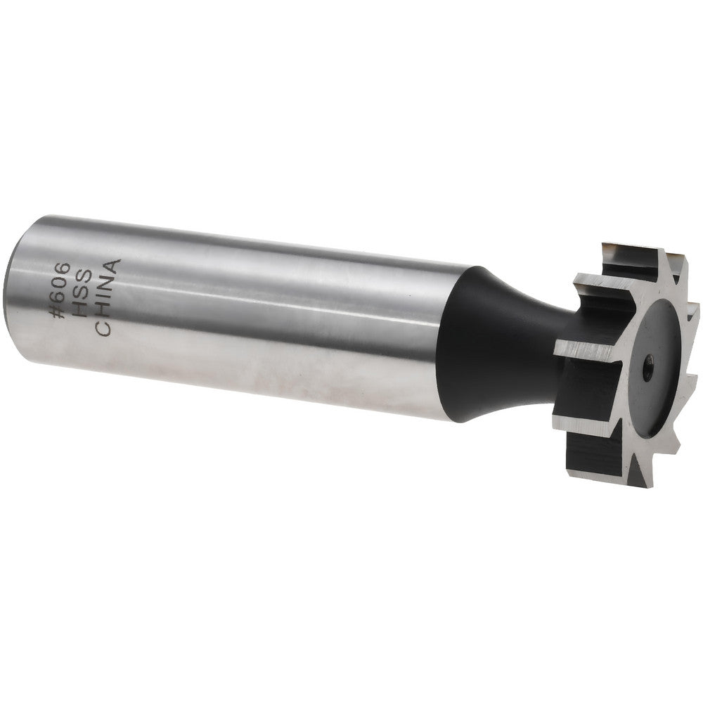Value Collection C1100606 Woodruff Keyseat Cutter 0.75" Cut Dia, 0.1875" Cut Width, 1/2" Shank Dia, Straight Tooth