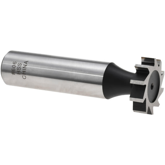 Value Collection C1100606 Woodruff Keyseat Cutter 0.75" Cut Dia, 0.1875" Cut Width, 1/2" Shank Dia, Straight Tooth