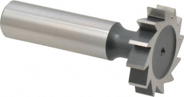 Value Collection C1100809 Woodruff Keyseat Cutter 1.125" Cut Dia, 0.25" Cut Width, 1/2" Shank Dia, Straight Tooth