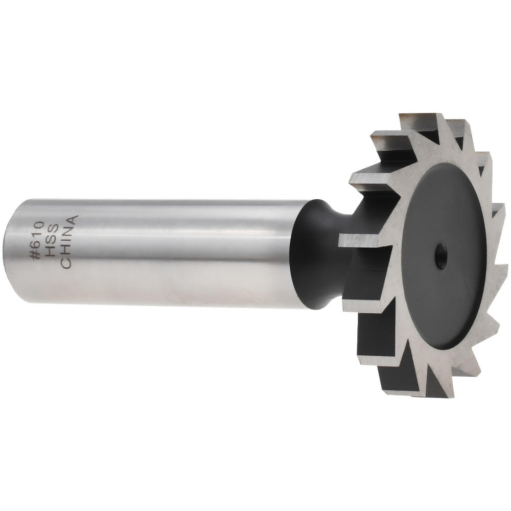 Value Collection C1100610 Woodruff Keyseat Cutter 1.25" Cut Dia, 0.1875" Cut Width, 1/2" Shank Dia, Straight Tooth