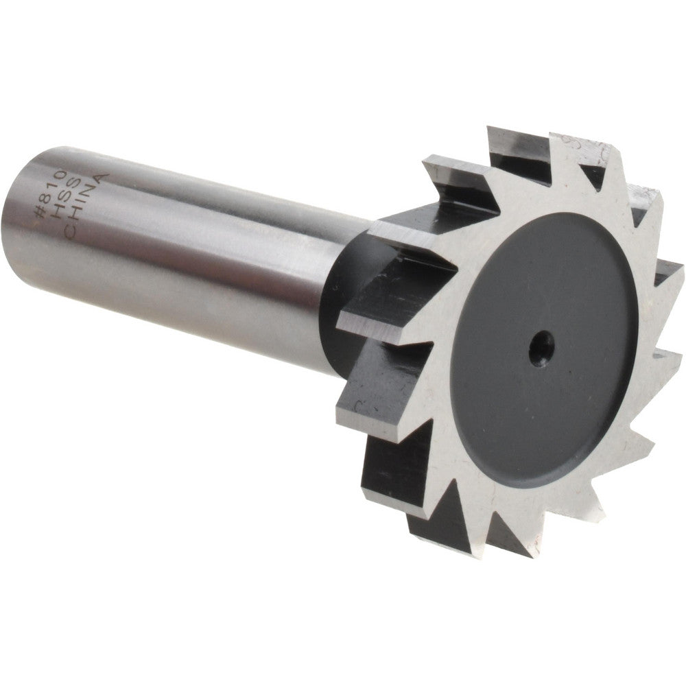Value Collection C1100810 Woodruff Keyseat Cutter 1.25" Cut Dia, 0.25" Cut Width, 1/2" Shank Dia, Straight Tooth