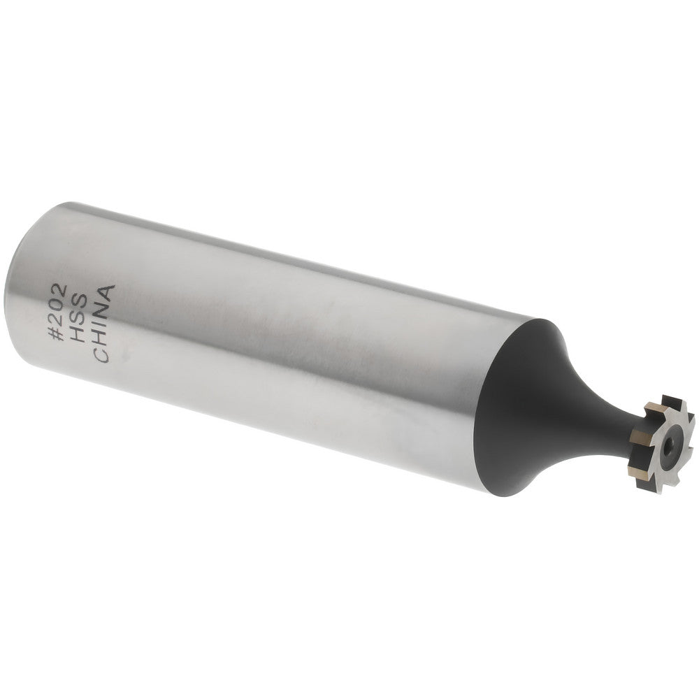 Value Collection C1100201 Woodruff Keyseat Cutter 0.25" Cut Dia, 0.0625" Cut Width, 1/2" Shank Dia, Straight Tooth