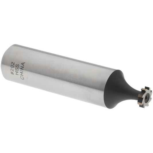 Value Collection C1100201 Woodruff Keyseat Cutter 0.25" Cut Dia, 0.0625" Cut Width, 1/2" Shank Dia, Straight Tooth