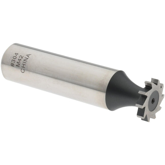 Value Collection C2100304 Woodruff Keyseat Cutter 0.5" Cut Dia, 0.0938" Cut Width, 1/2" Shank Dia, Straight Tooth