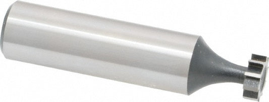 Value Collection C2100403 Woodruff Keyseat Cutter 0.375" Cut Dia, 0.125" Cut Width, 1/2" Shank Dia, Straight Tooth