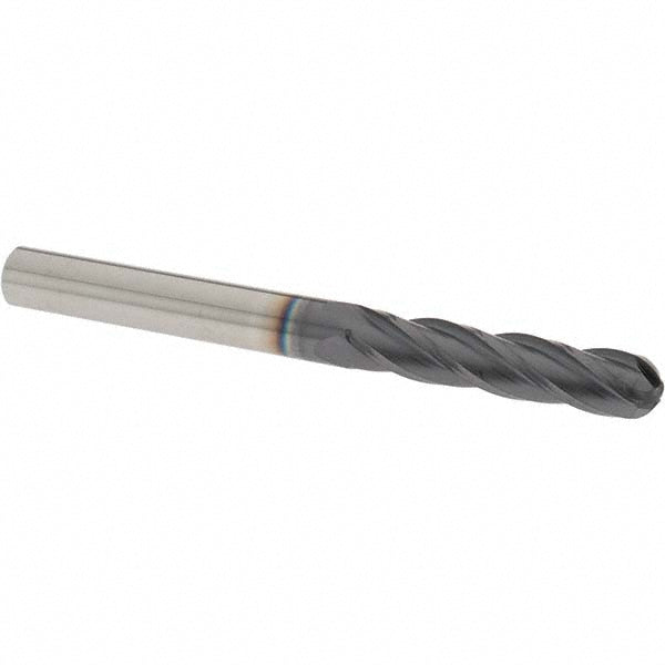 OSG 484-3750-BN11 Ball End Mill 0.375" Dia, 1.75" LOC, 4 Flute, Solid Carbide