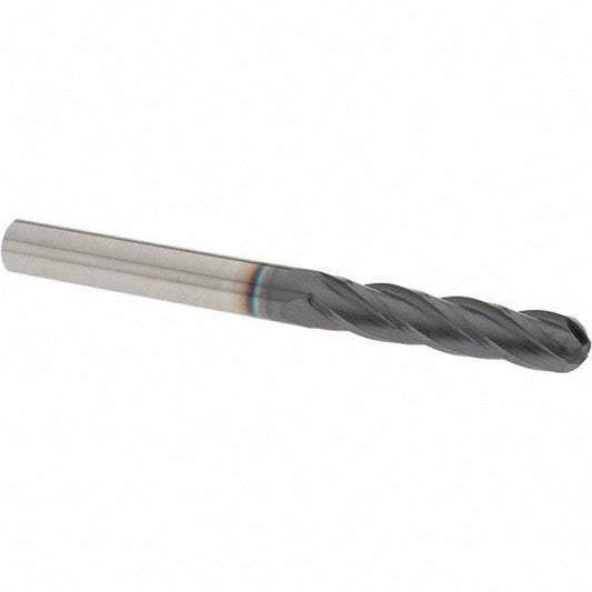 OSG 484-3750-BN11 Ball End Mill 0.375" Dia, 1.75" LOC, 4 Flute, Solid Carbide