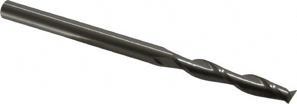 OSG 482-2500 Square End Mill 1/4'' Dia, 1-1/2'' LOC, 1/4'' Shank Dia, 4'' OAL, 2 Flutes, Solid Carbide