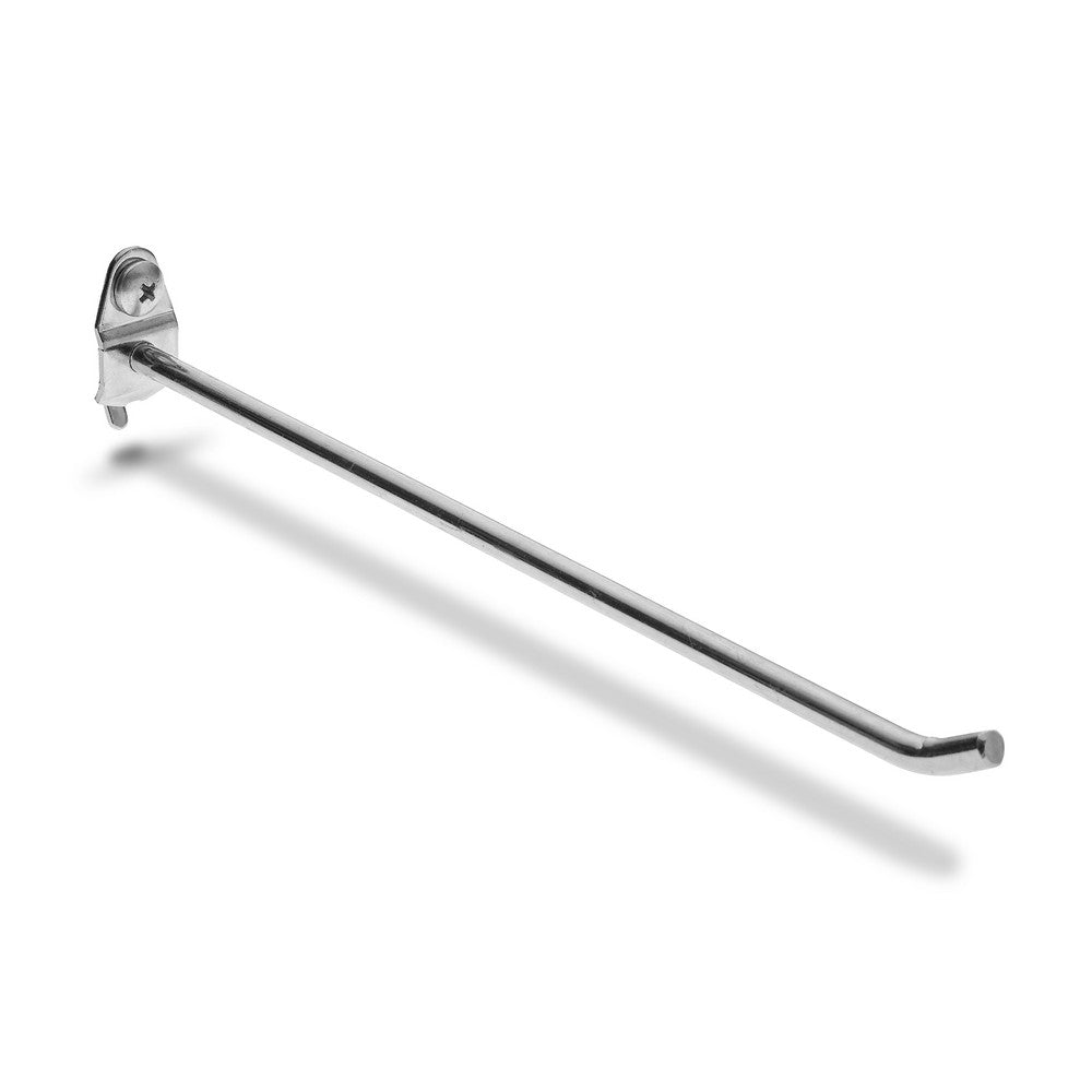 Triton Products 71813 1/4" Dia, 8" Long Single Angled End Pegboard Hook