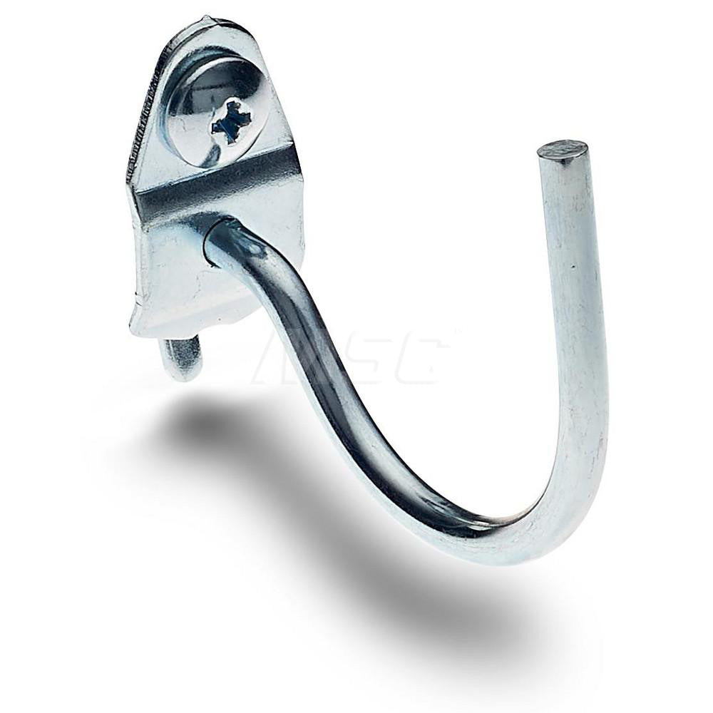 Triton Products 75200 2" ID, 3/16" Dia, 2-1/4" Long Curved Pegboard Hook
